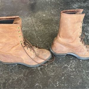 Biltrite Boots Distressed Leather Womens 8.5EE